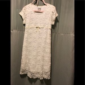 Girls Lace dress with head wrap